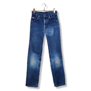 LEVI'S x VINTAGE 512 Orange Tab jeans youth‎ size 12 Slim USA Made